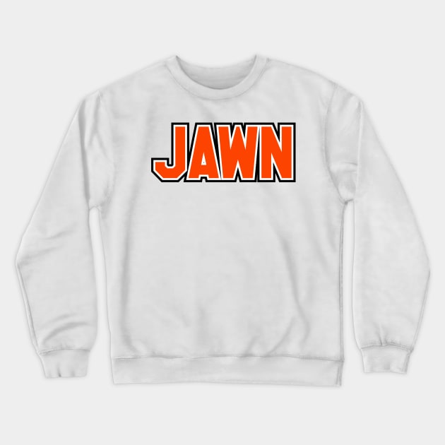 Jawn Philadelphia Hockey Sports Philly Crewneck Sweatshirt by JRoseGraphics
